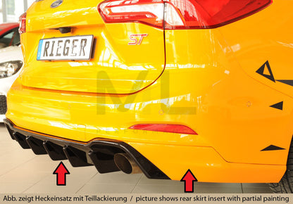 Rieger 00088239 Ford DEH Focus 4 Rear Diffuser (Inc. Focus 4 ST) 4 | ML Performance UK Car Parts