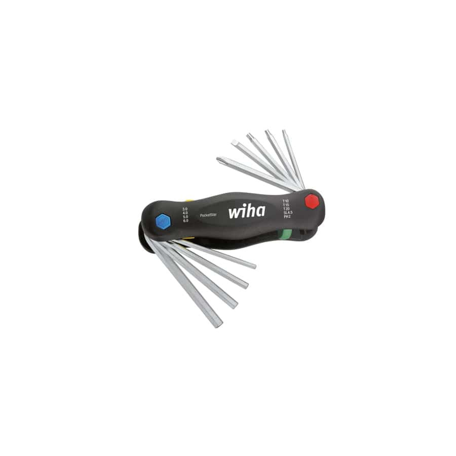 Wiha WHA25293 PocketStar Multi Key Set, 9 Piece