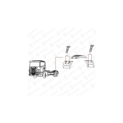 Covind 144/515 Mudguard Strap