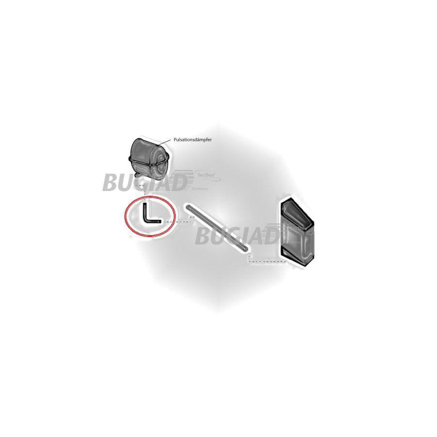 Bugiad 86602 Charger Intake Hose For Audi A6