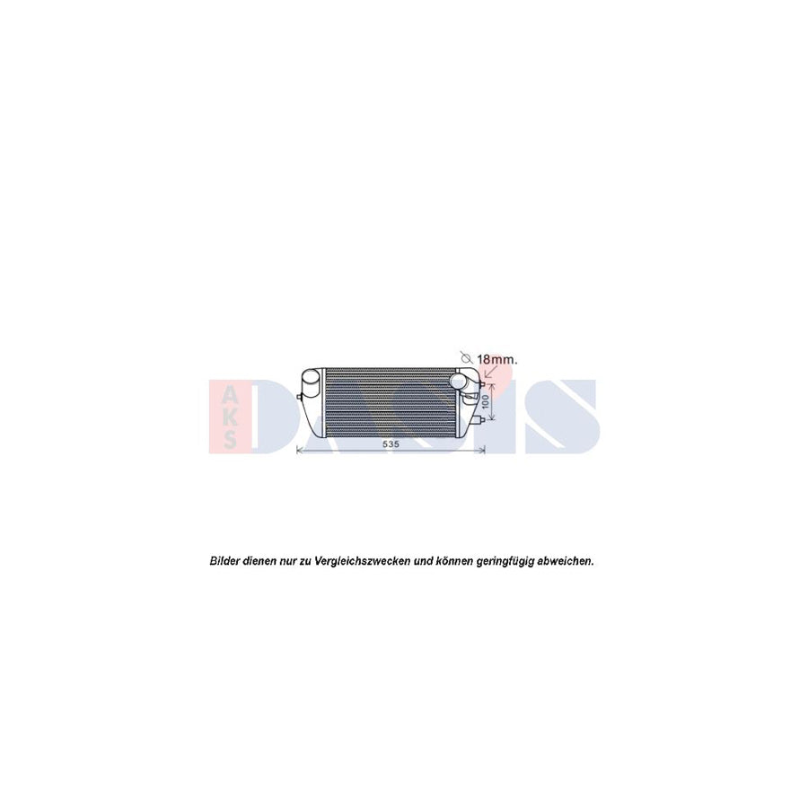 AKS Dasis 517008N Intercooler for KIA Sedona II (Vq)