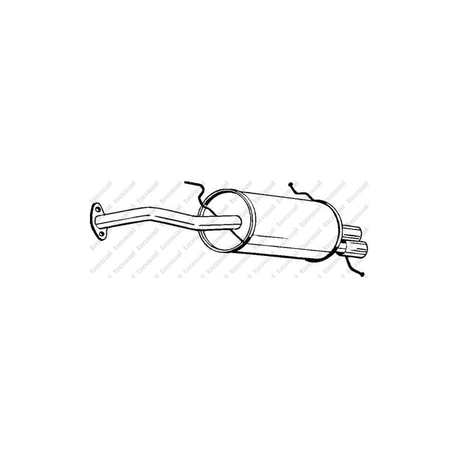 Bosal 171-685 Rear Silencer for Mazda 323C IV Hatchback (Bg)