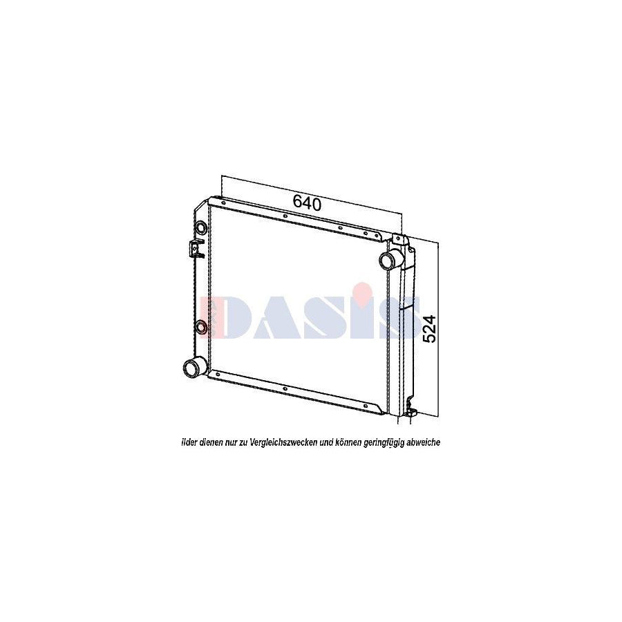 AKS Dasis 130039N Engine Radiator
