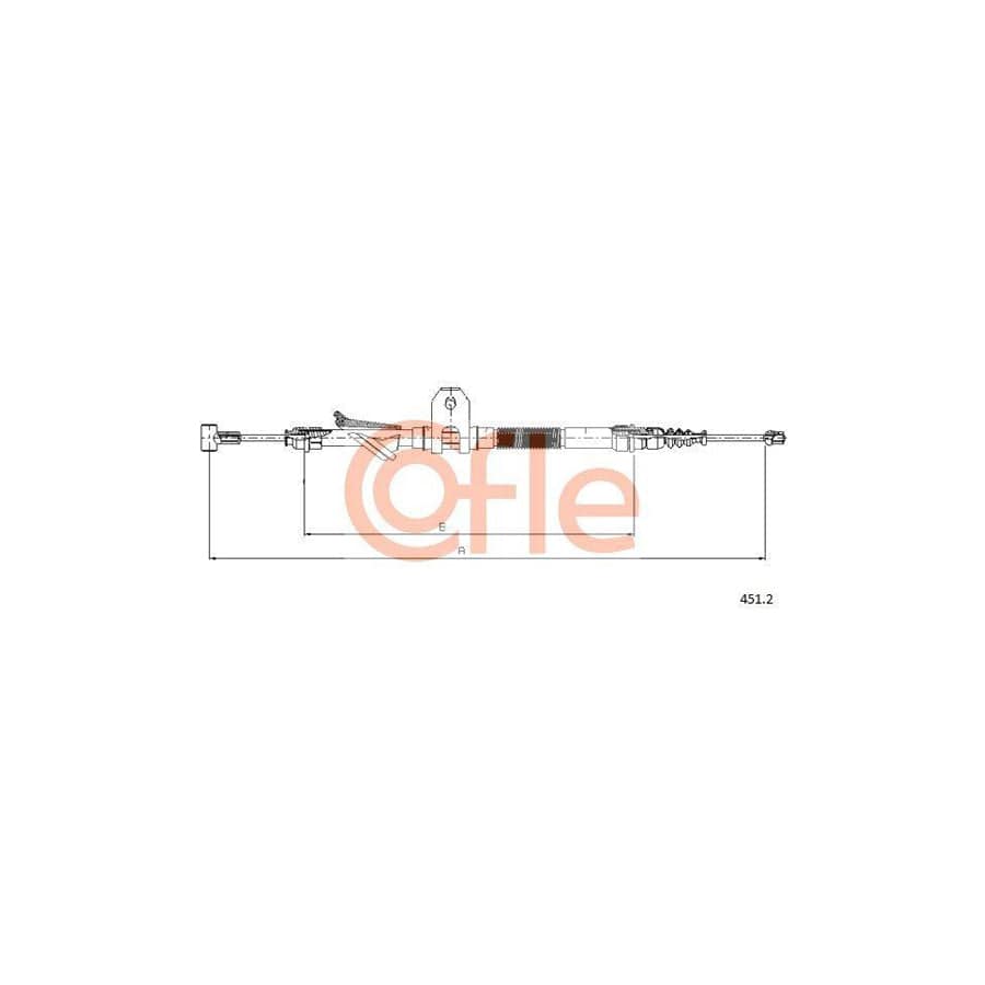 Cofle Bh.Bw016 Brake Hose for BMW 5 Series