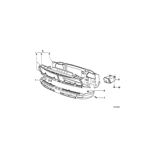 Genuine BMW 51711822439 E12 E24 Air Channel Left (Inc. 628CSi, 520 & 520i) | ML Performance US Car Parts