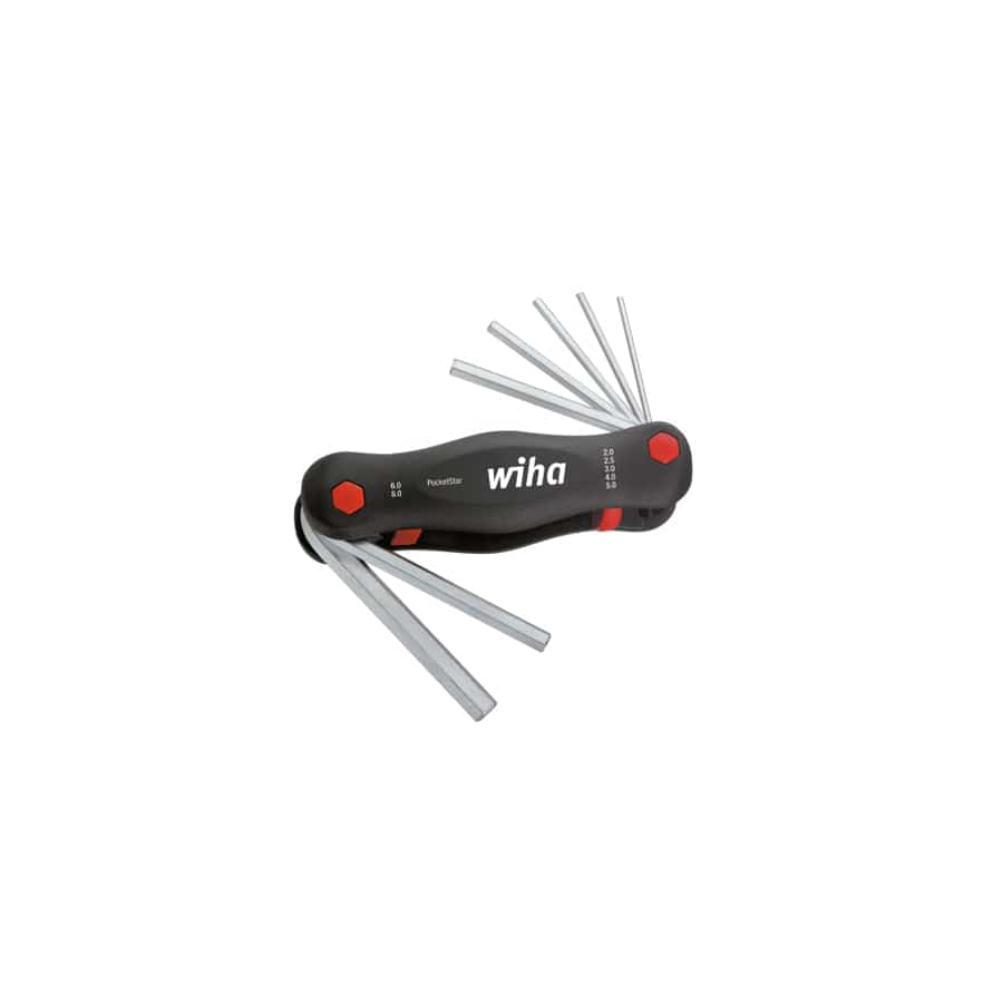Wiha WHA23041 PocketStar Hex Key Set, 7 Piece (2-8mm)