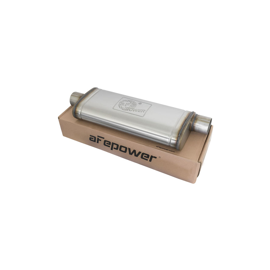 aFe 49M00017 3 IN ID Center/Offset x 9 IN W x 4 IN H x 22 IN L - Oval Body Muffler  | ML Performance US Car Parts