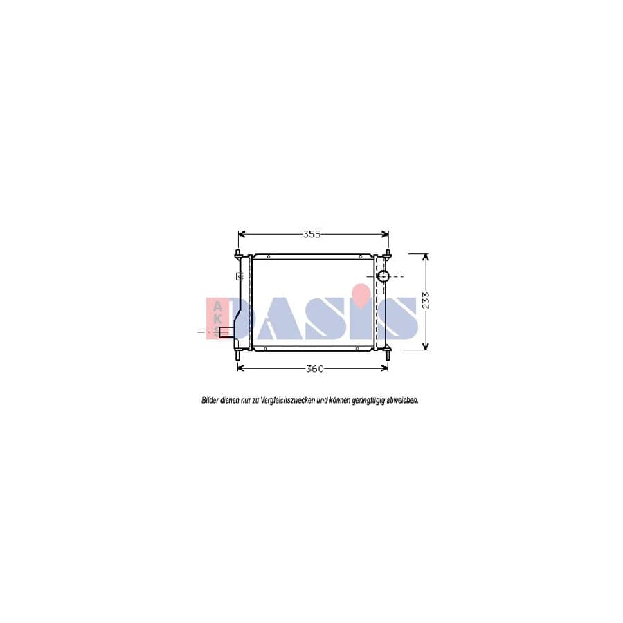 AKS Dasis 020270N Engine Radiator for Rover Mini Hatchback