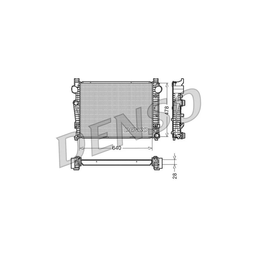 DENSO DRM17092 Engine Radiator