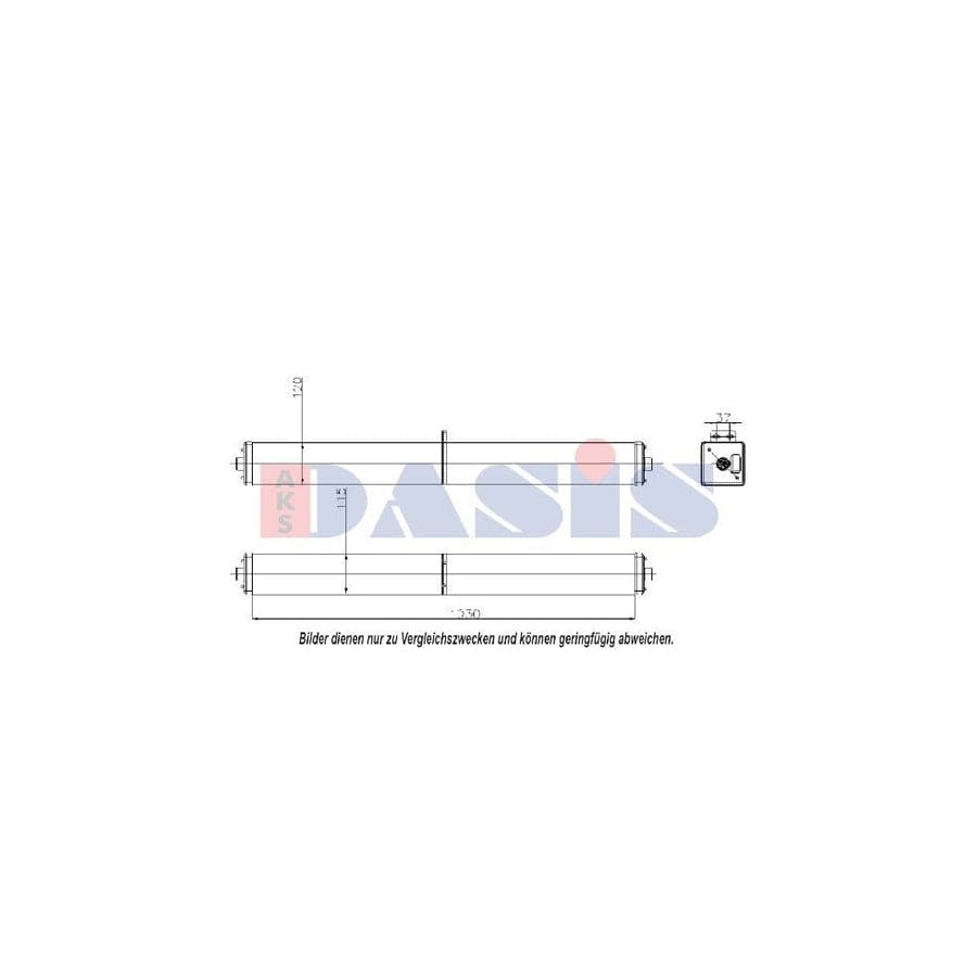 AKS Dasis 440308N Engine Radiator
