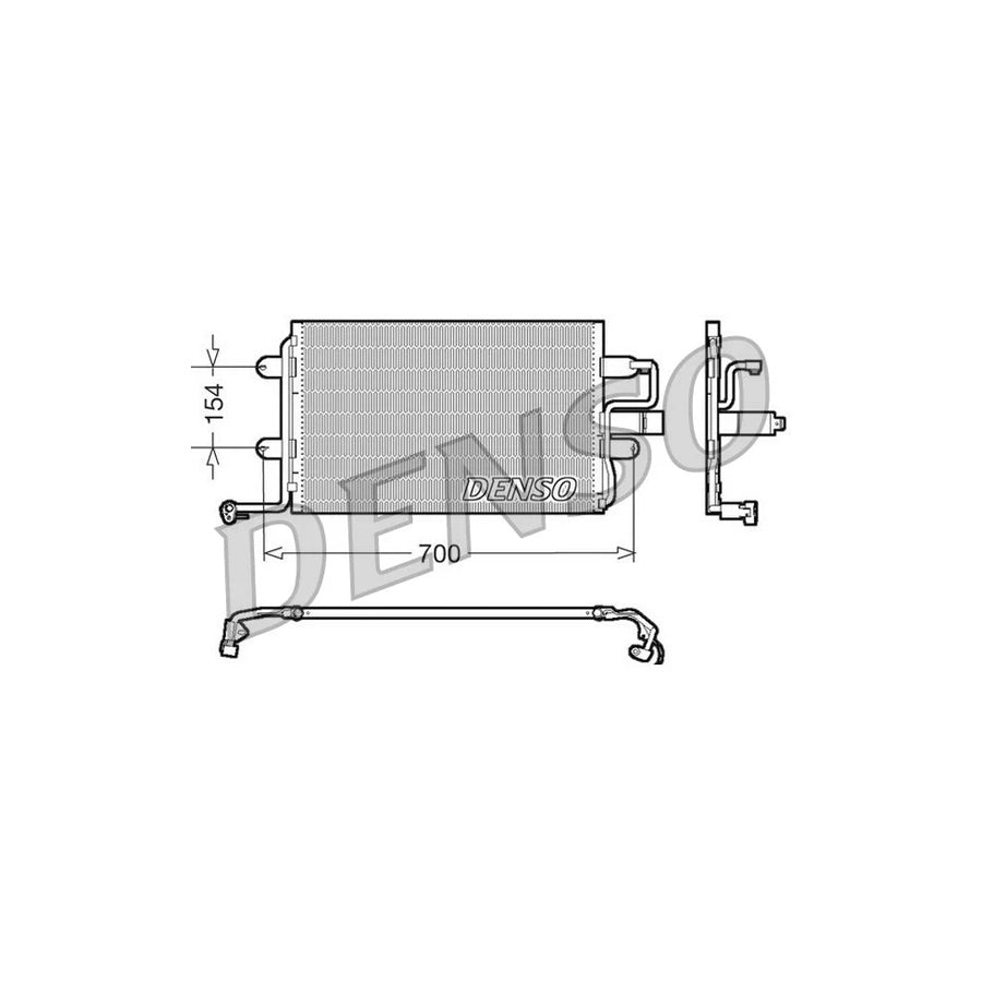 DENSO DCN32017 Air Conditioning Condenser