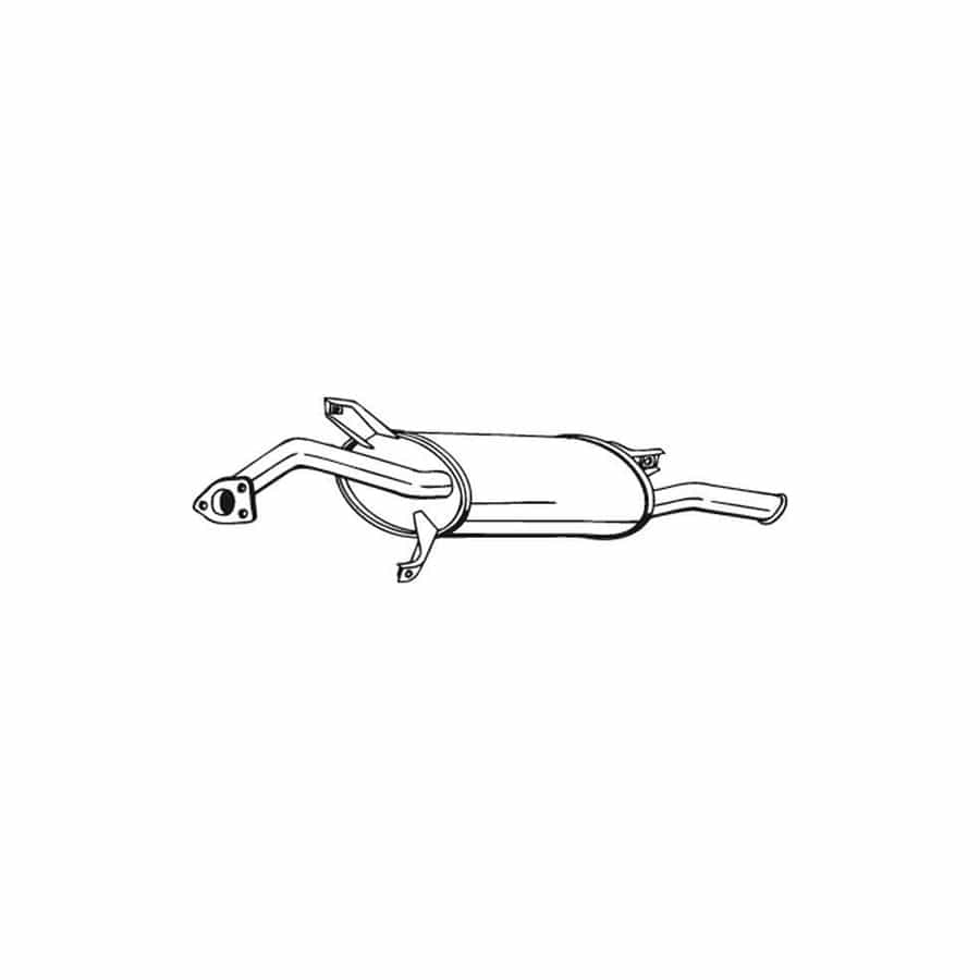Bosal 177-743 Rear Silencer for Mitsubishi Carisma