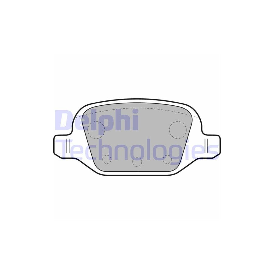 Delphi Lp1678 Brake Pad Set