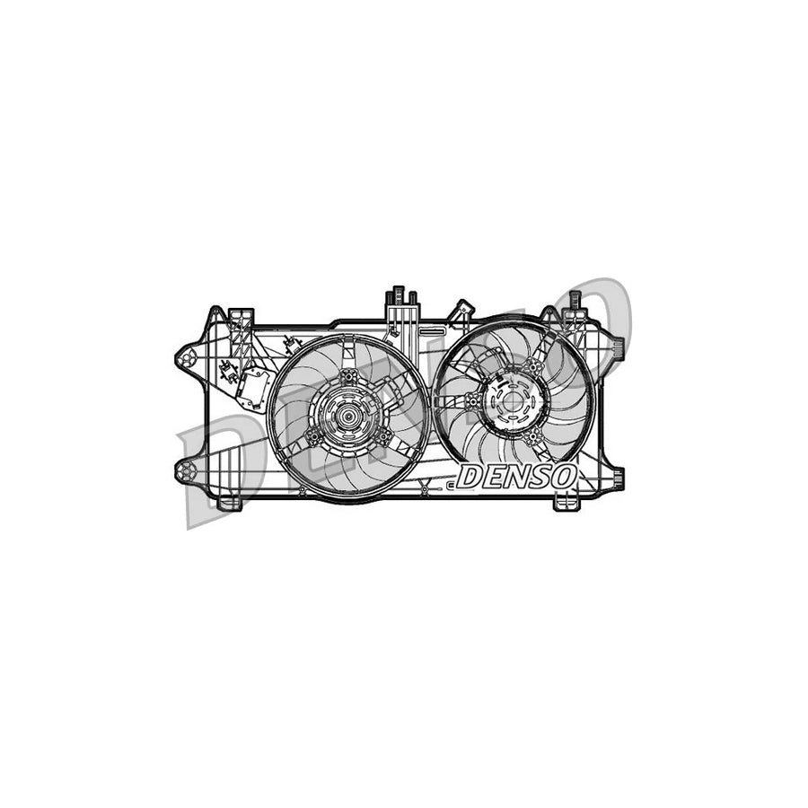 DENSO DER09027 Fan, Radiator for Fiat Doblo