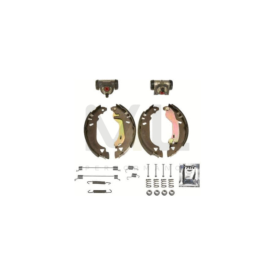 TRW Brake Kit BK1728 Brake Shoe Set with wheel brake cylinder | ML Performance Car Parts
