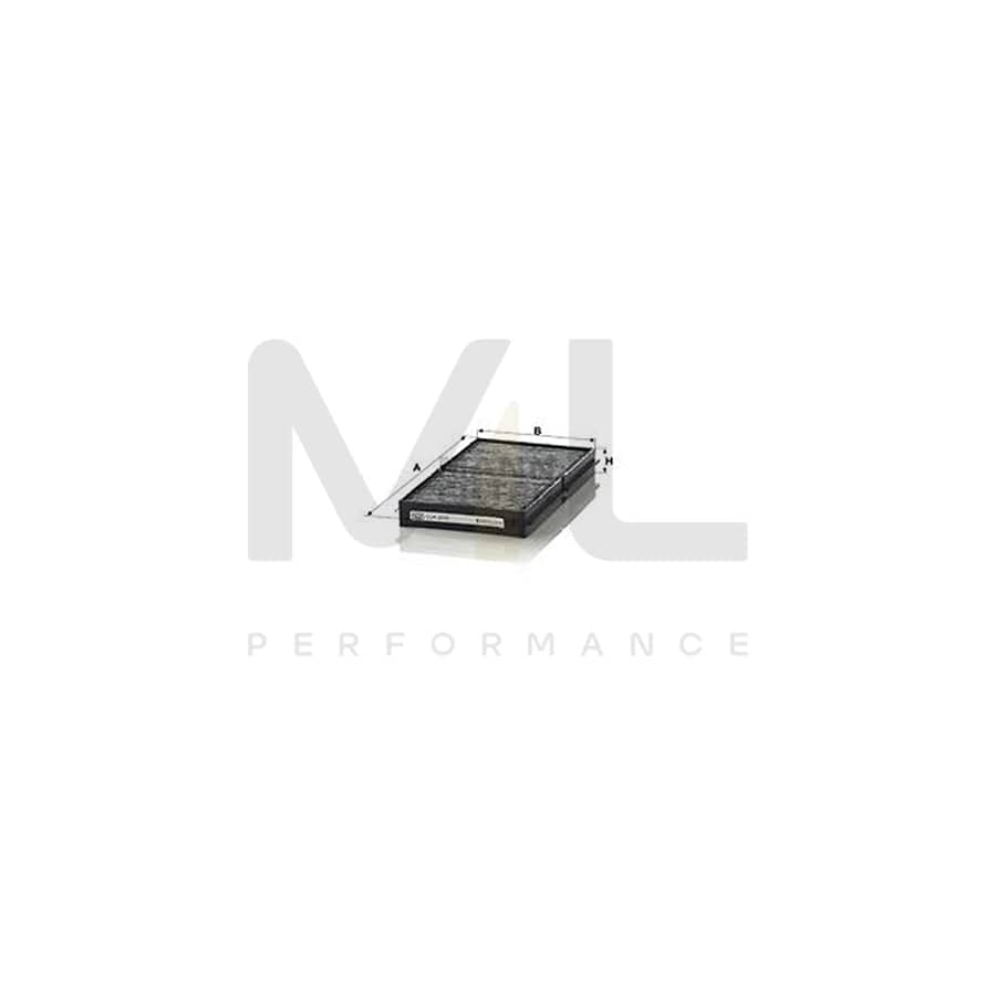 MANN-FILTER CUK 2033-2 Pollen filter Activated Carbon Filter