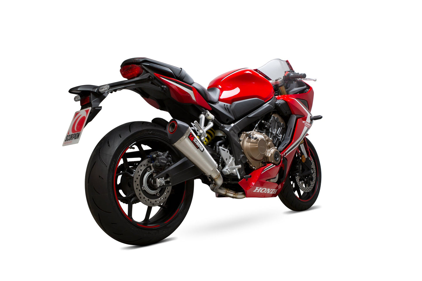Scorpion RHA197SYSSEO Honda CBR650 R Serket Taper Full System - Brushed Stainless Steel Sleeve | ML Performance US US