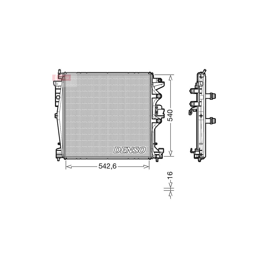 DENSO DRM01004 Engine Radiator