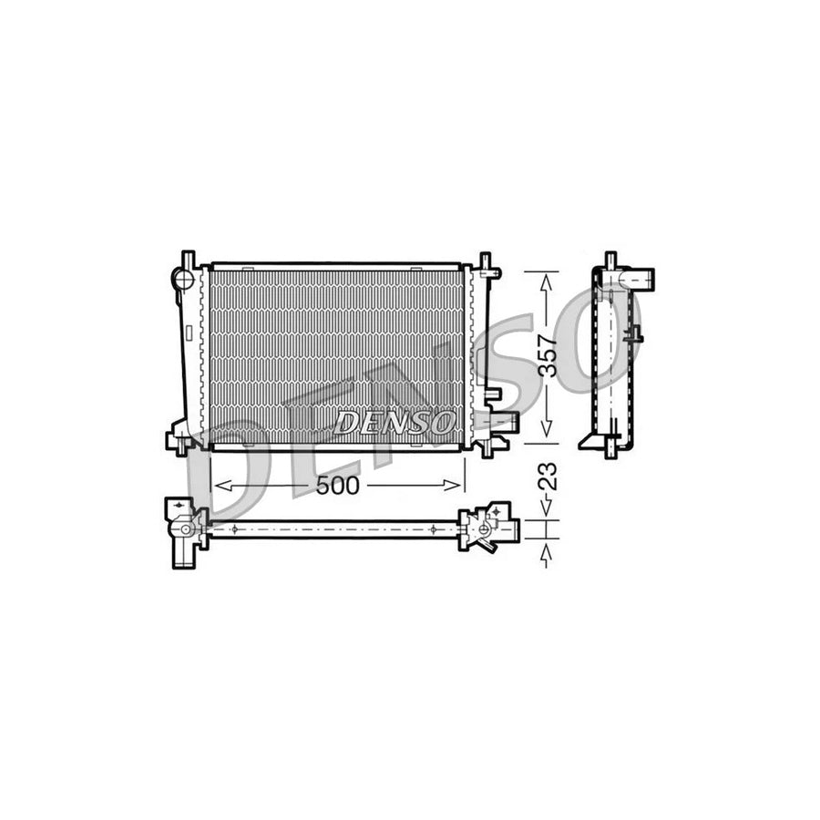 DENSO DRM10038 Engine Radiator