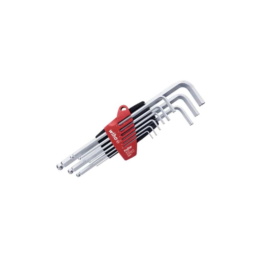 Wiha WHA07192 ProStar Hex Ball End L-key Set, 9 Piece