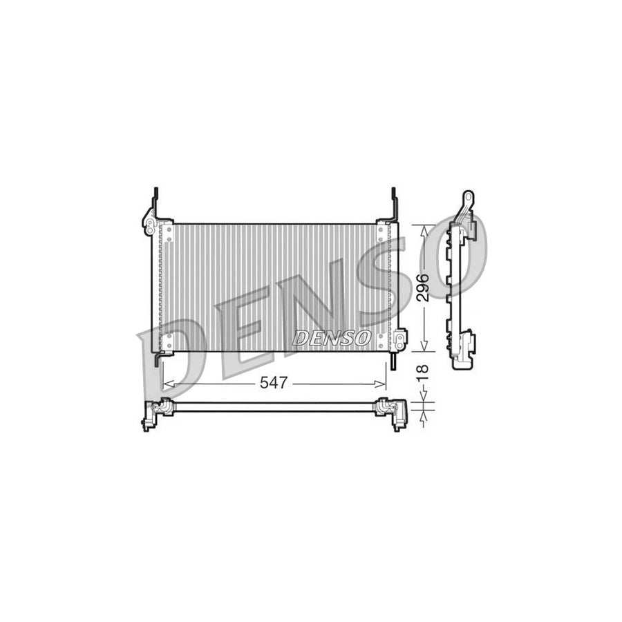 DENSO DCN09016 Air Conditioning Condenser