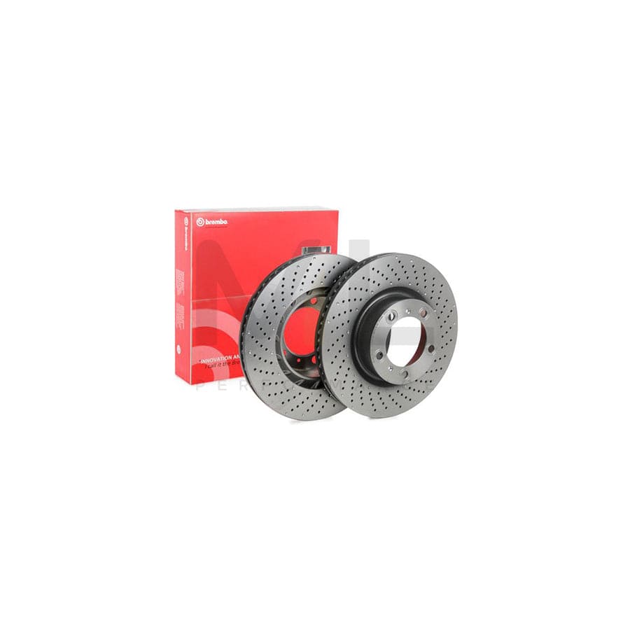 BREMBO 09.D931.11 Brake Disc Perforated / Vented, Coated, High-carbon, with bolts/screws | ML Performance Car Parts