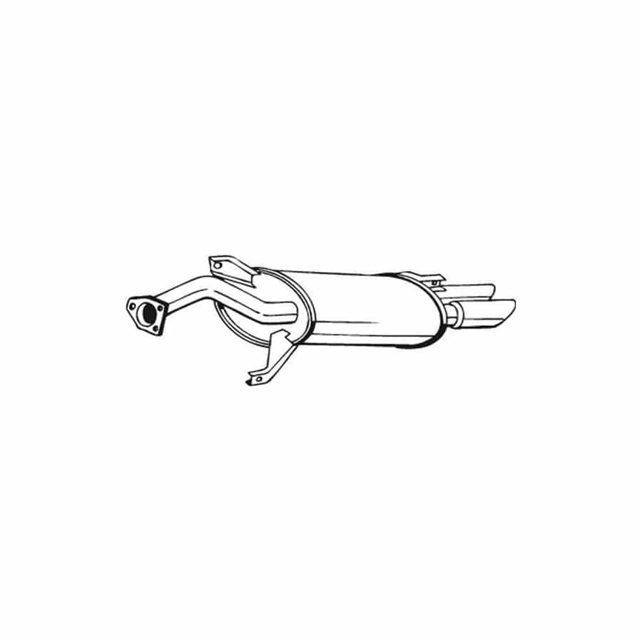 Bosal 177-243 Rear Silencer for Mitsubishi Carisma