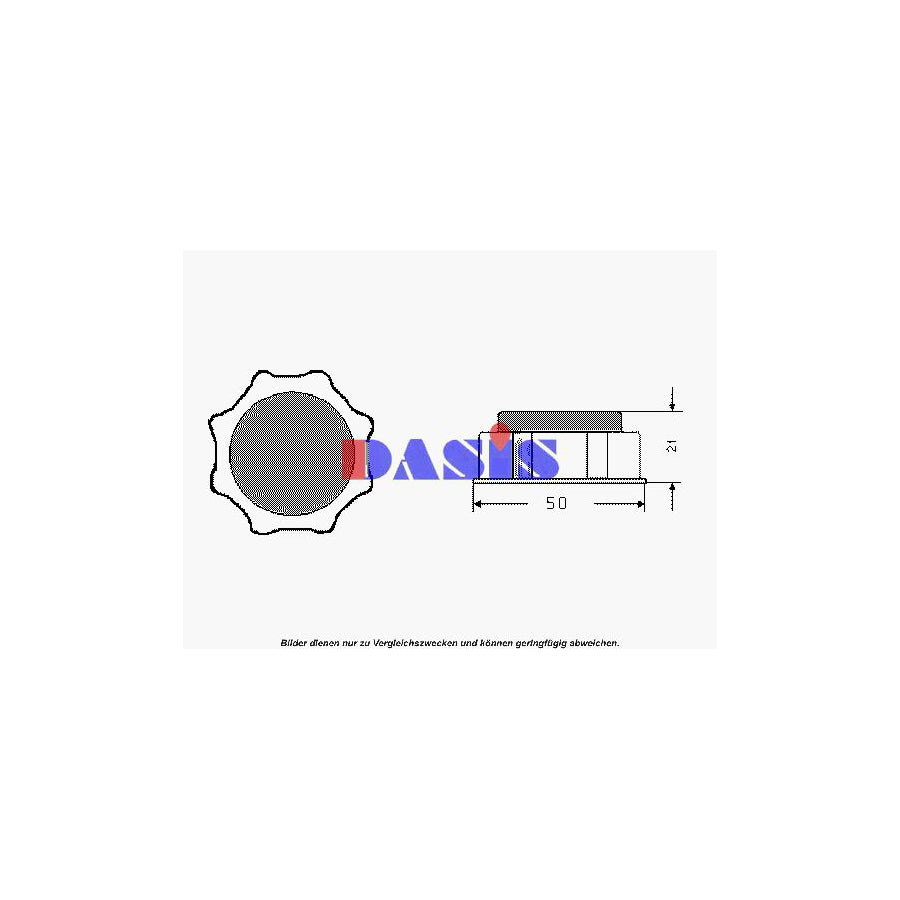 AKS Dasis 751662N Radiator Cap