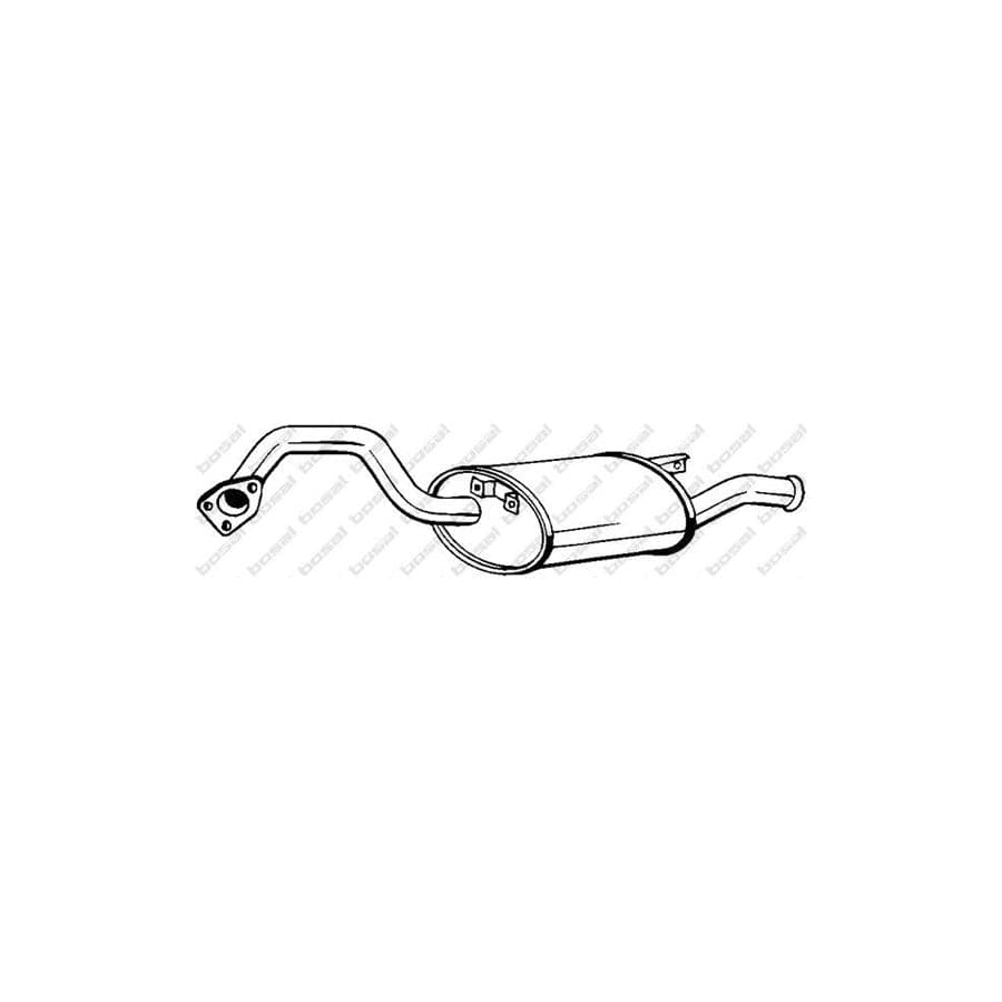 Bosal 177-207 Rear Silencer for Mitsubishi Galant