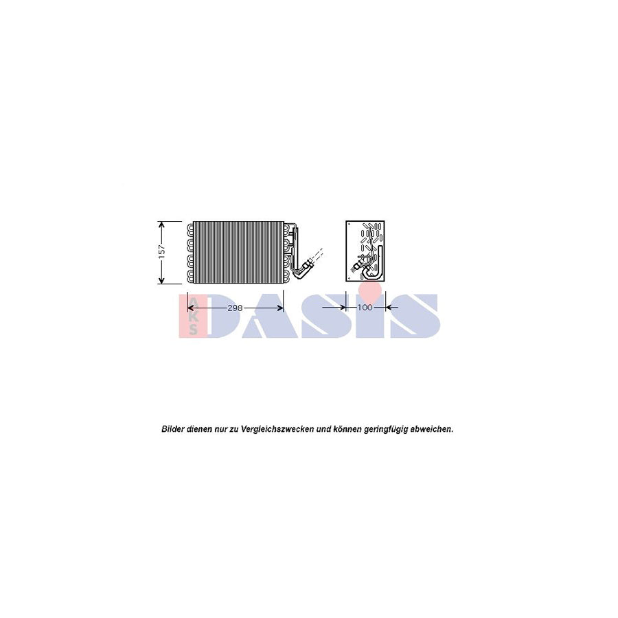 AKS Dasis 820195N Air Conditioning Evaporator for BMW Z3