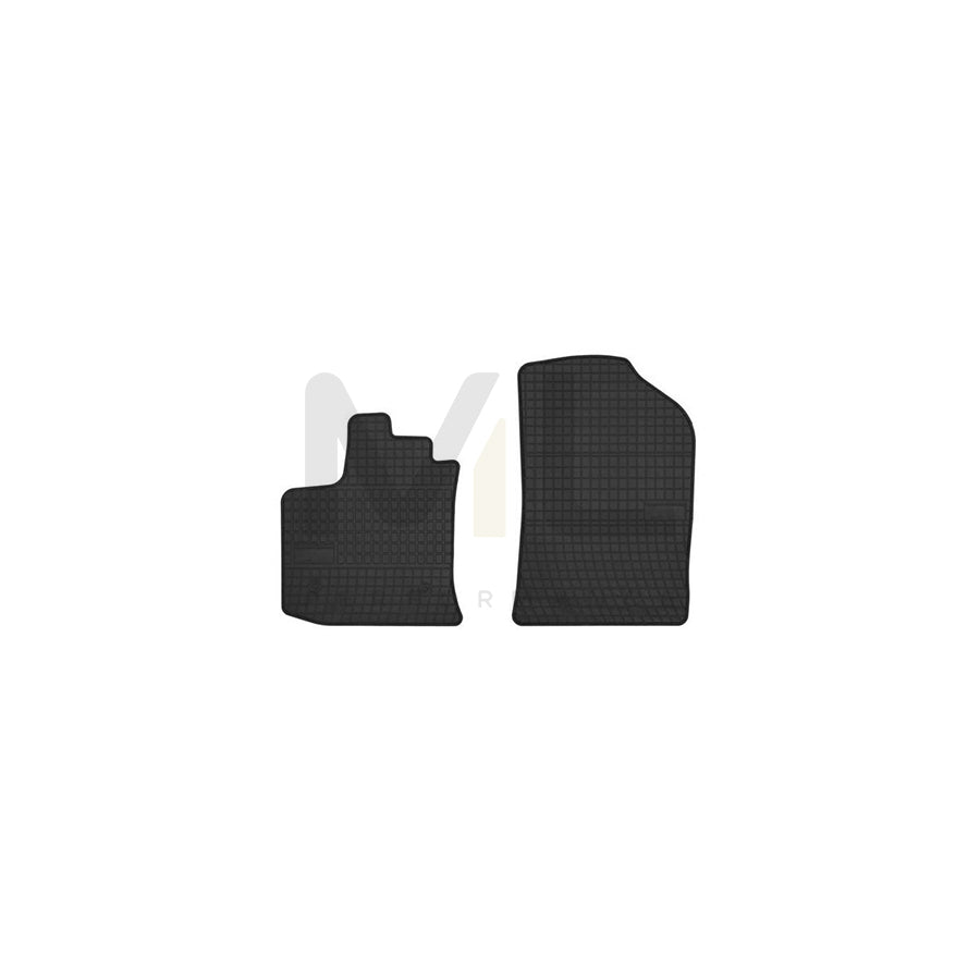 FROGUM Tailored 542667 Floor mat set for DACIA DOKKER Elastomer, Front, Quantity: 2, Black, (LHD)