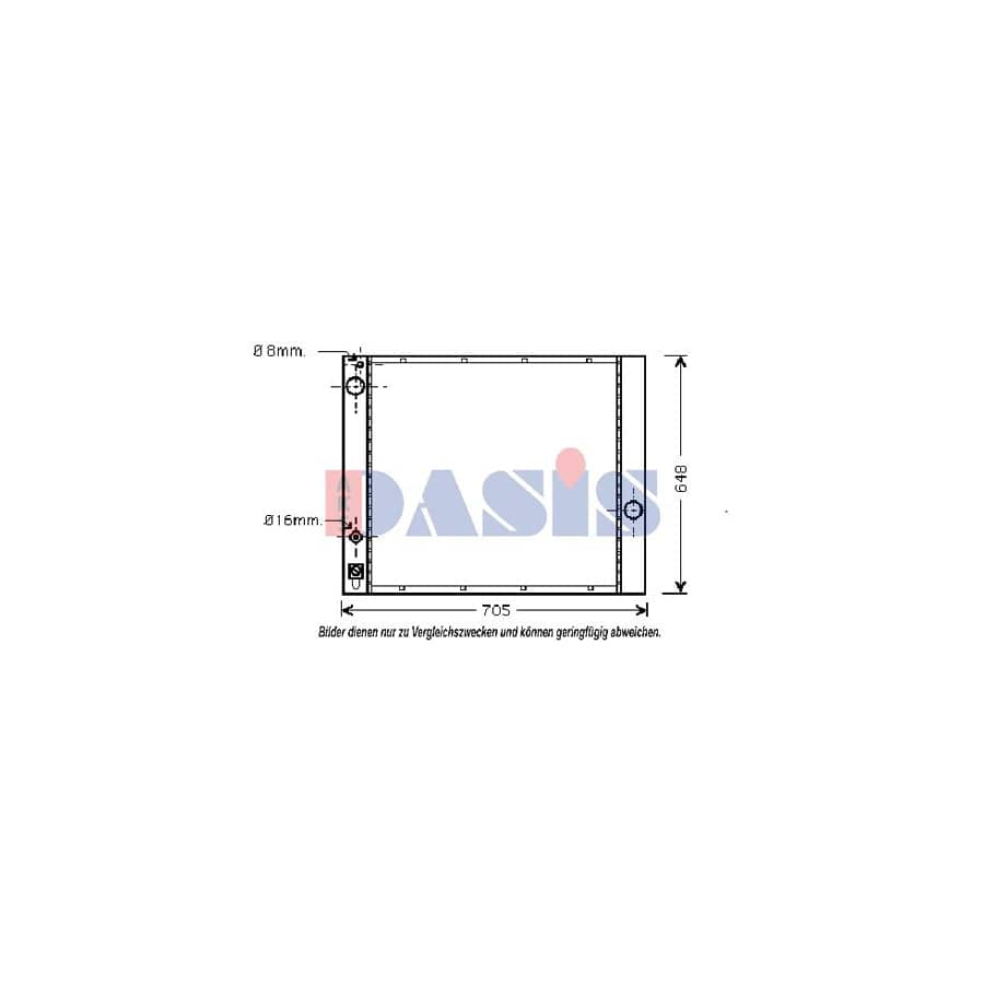 AKS Dasis 021000N Engine Radiator for Land Rover Range Rover III (L322)