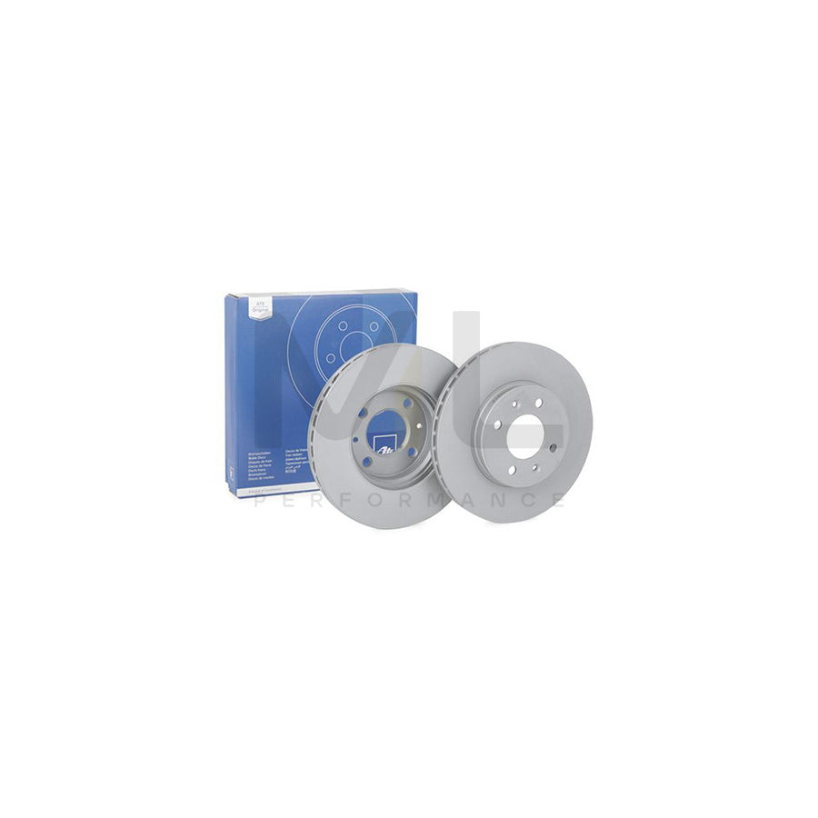 ATE 24.0122-0293.1 Brake Disc Vented, Coated, High-carbon  - 1 piece