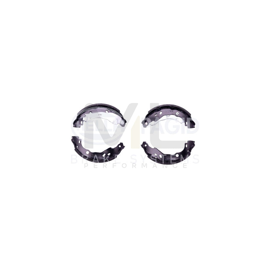 HELLA 8DB 355 002-751 Brake Shoe Set with handbrake lever