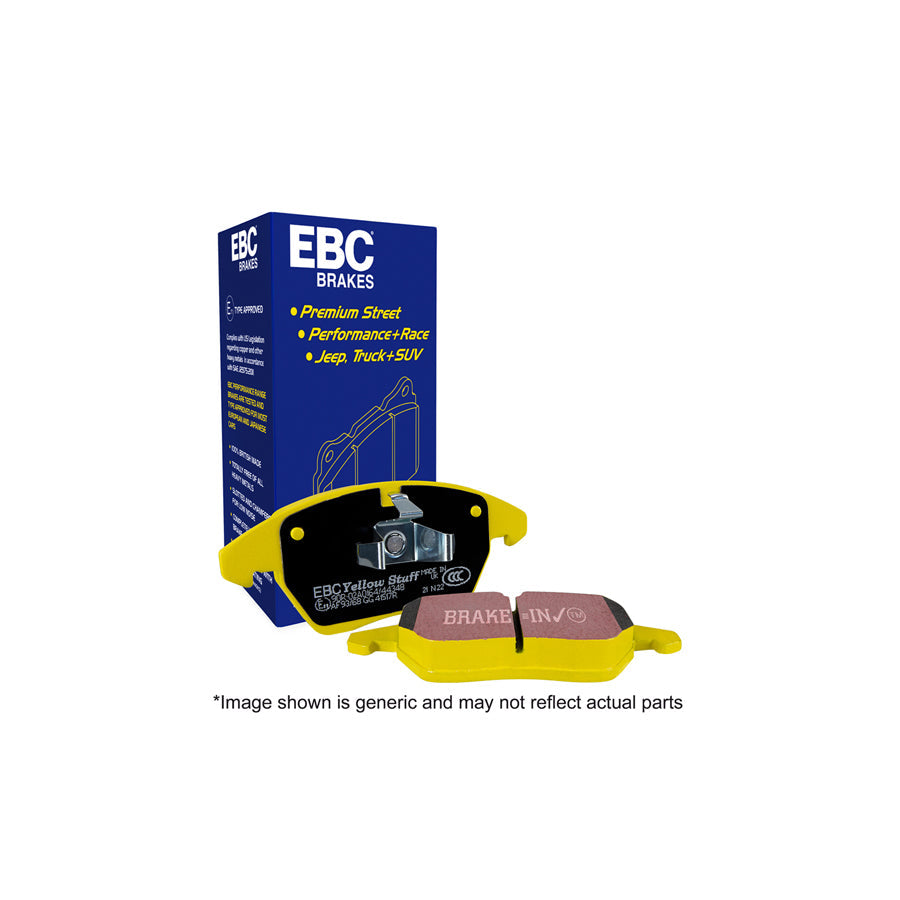 EBC DP41485R Dacia Mercedes-Benz Nissan Renault Yellowstuff Front Brake Pads - Girling/TRW Caliper 1 | ML Performance US Car Parts