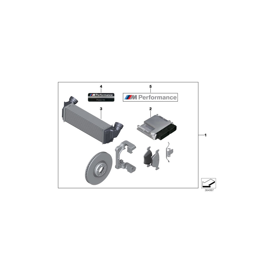 Genuine BMW 11122354630 F15 F16 Power Kit M PERFORMANCE (Inc. X5 30dX & X6 30dX) | ML Performance US Car Parts