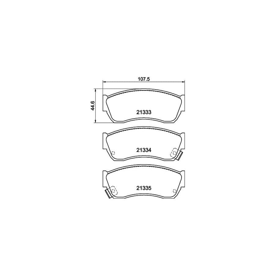 Mintex Mdb1474 Brake Pad Set