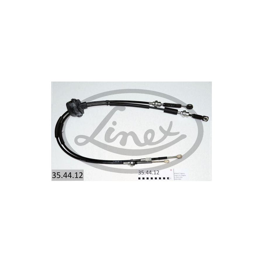 Linex 35.44.12 Cable, Manual Transmission for Renault Laguna