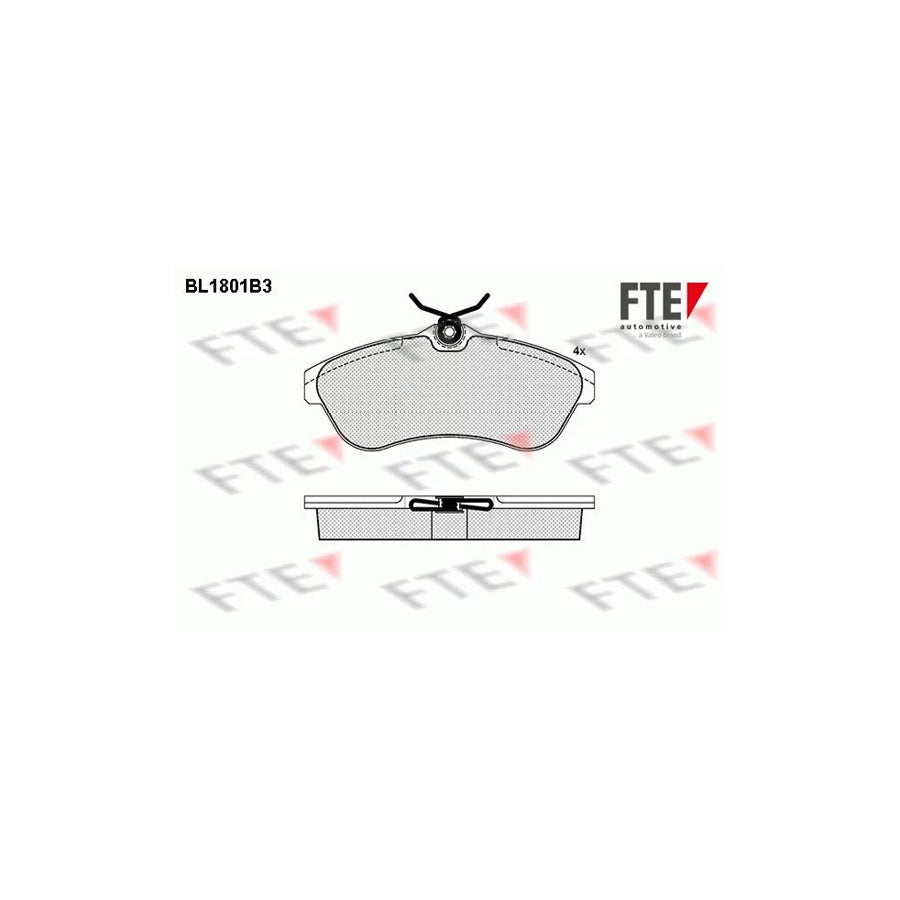 FTE Bl1801B3 Brake Pad Set