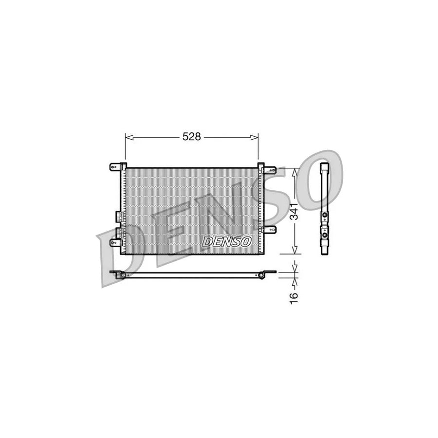 DENSO DCN01003 Air Conditioning Condenser for Alfa Romeo 147 (937)