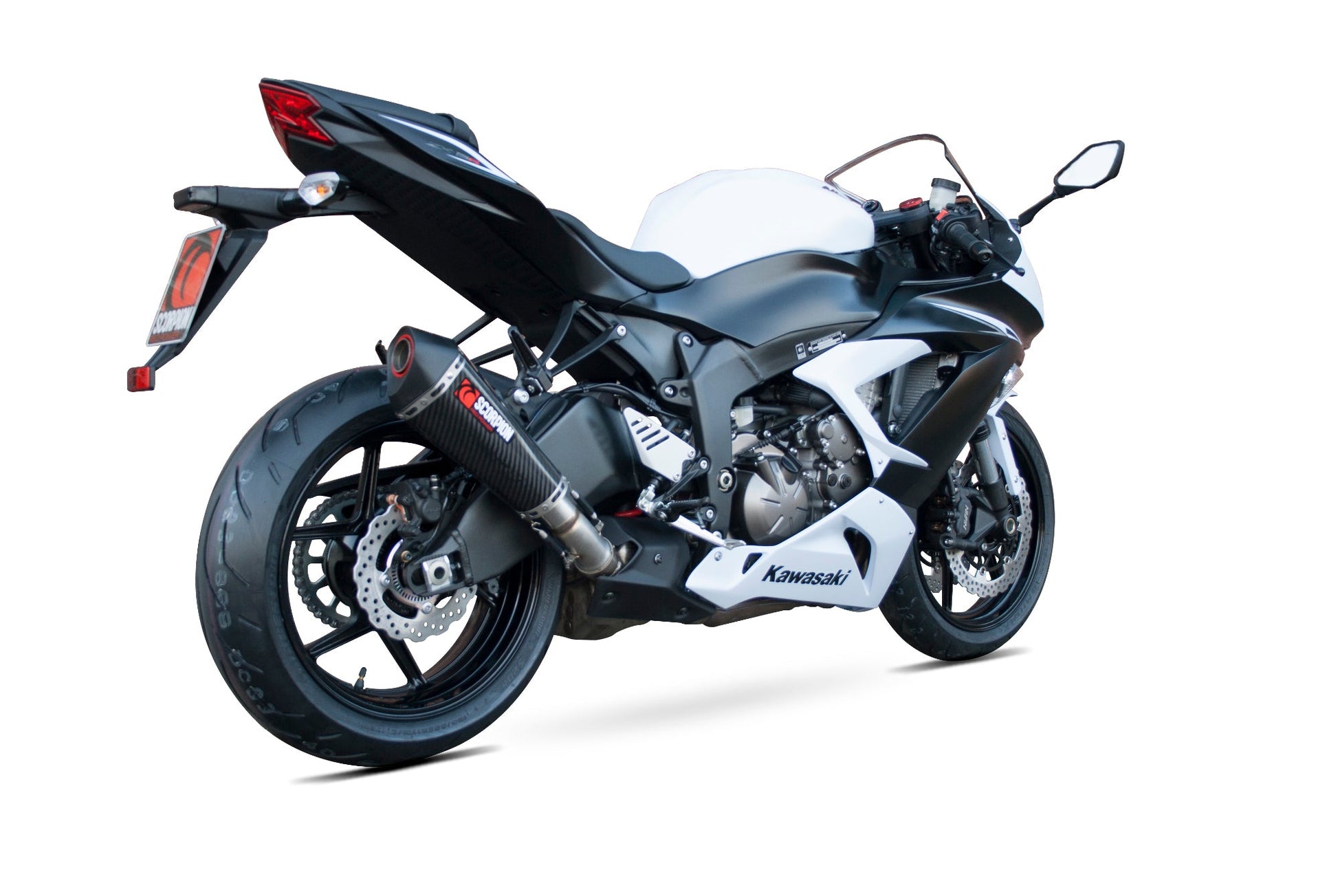 Scorpion RKA97CEO Kawasaki Serket Taper Slip-On - Carbon Fibre Sleeve (Ninja ZX-6R / Ninja ZX-636) | ML Performance US US