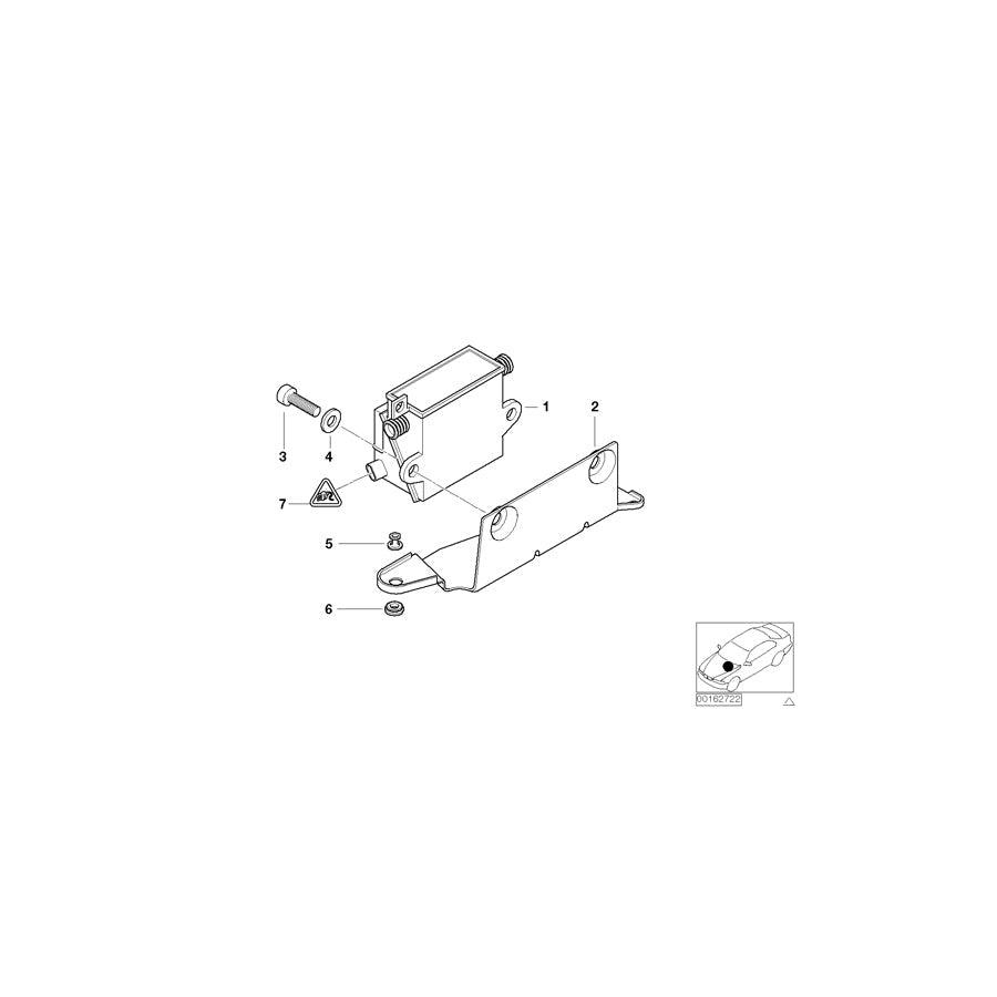 Genuine BMW 07119901473 E46 (R Fillister-Head Screw M6X20 (Inc. 320d, 318td & 318d) | ML Performance US Car Parts