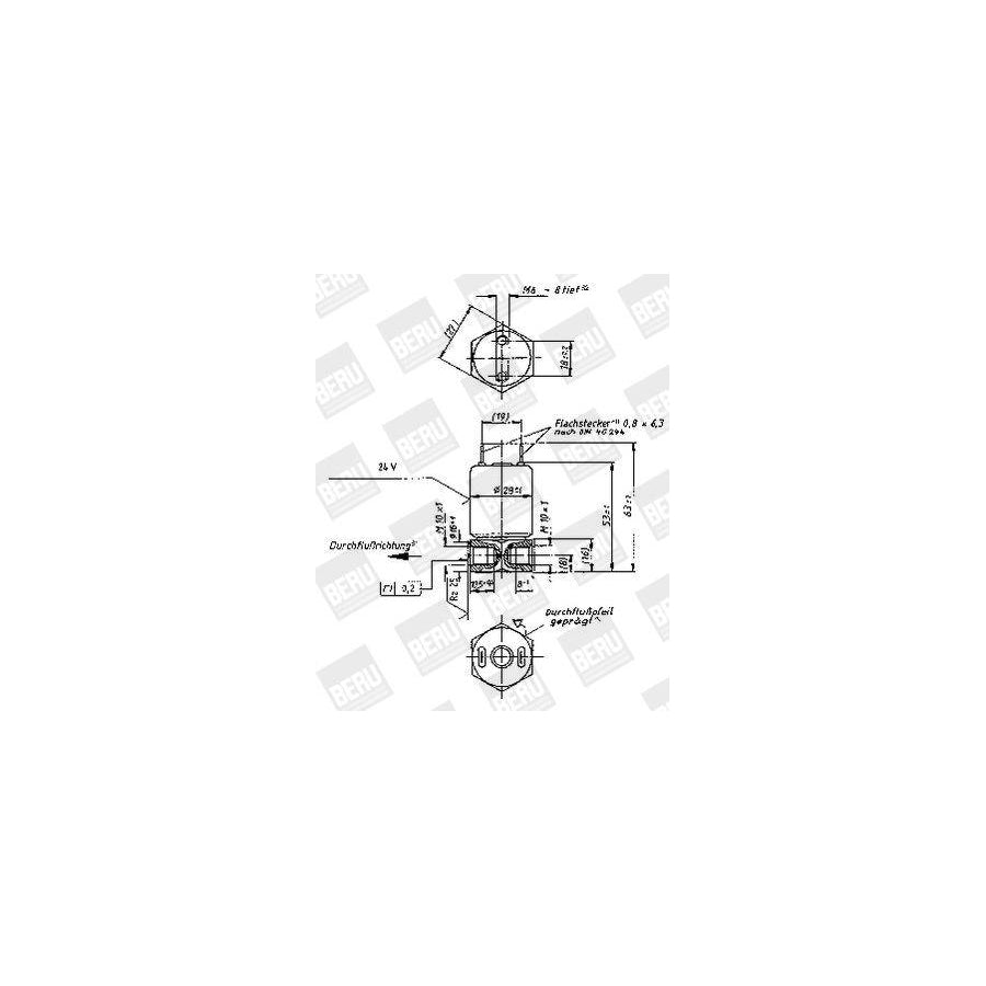 Beru Mv111 Valve, Flame Starter System