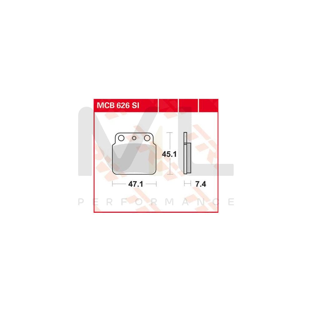 TRW Sinter Offroad Mcb626Si Brake Pad Set | ML Performance Car Parts