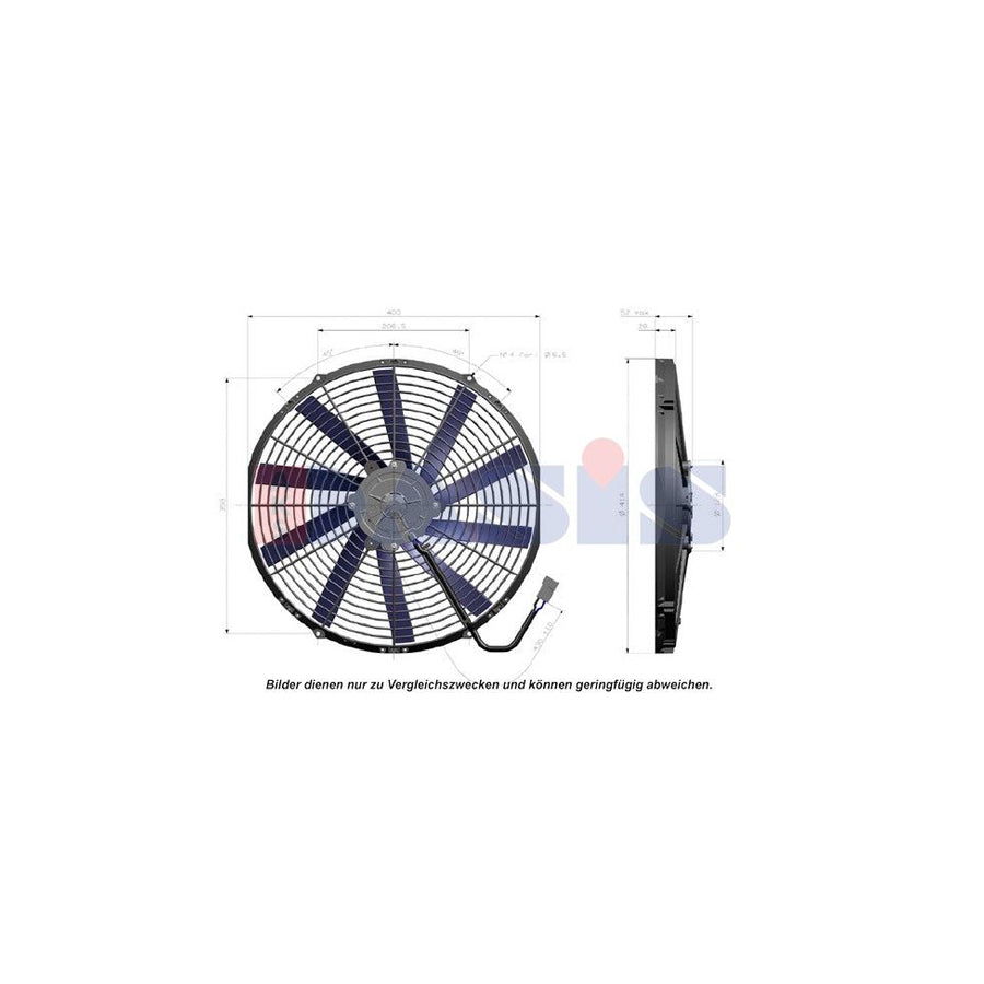 AKS Dasis 870247N Fan, Radiator