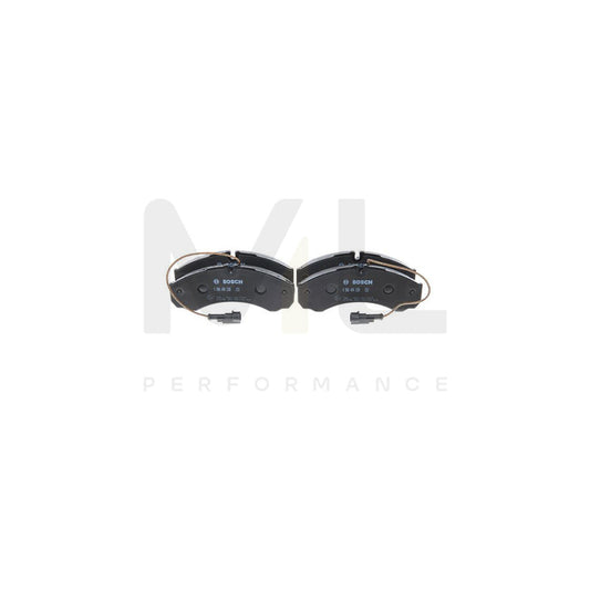 Bosch 0986494239 Brake Pad Set Incl. Wear Warning Contact, With Anti-Squeak Plate, With Bolts/Screws, With Mounting Manual BP1117 | ML Performance Car Parts