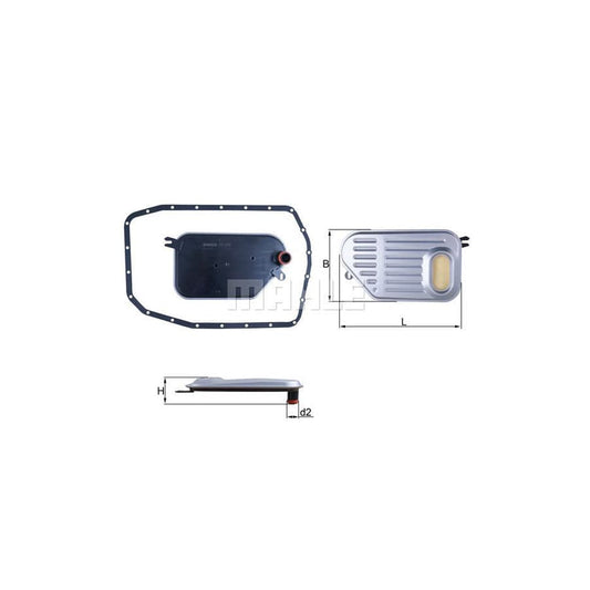 Mahle Original Hx 239D Hydraulic Filter, Automatic Transmission