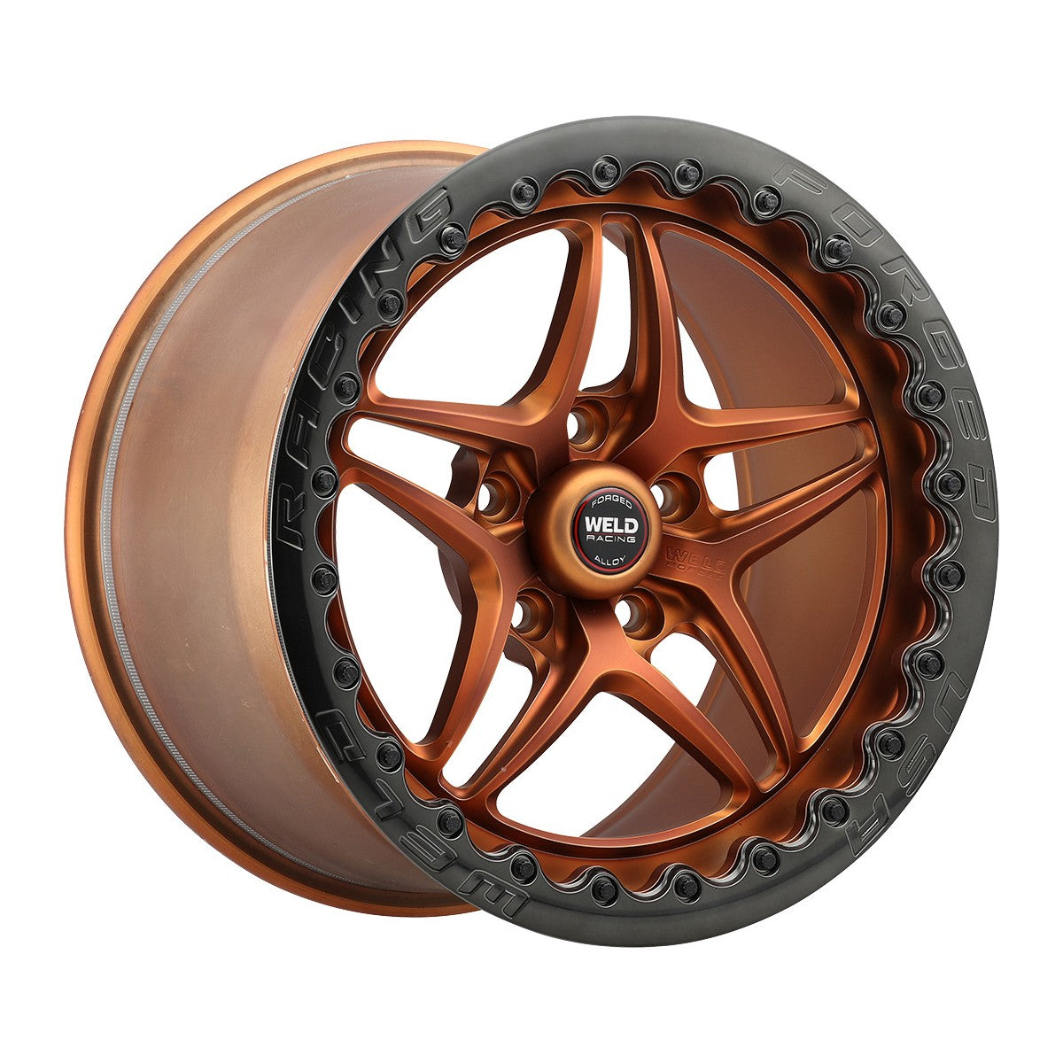 Weld 81MP510N75G S81 Beadlock Wheel 15x10 5x120 ET51 BS7.5 Polished Center - Polished Shell