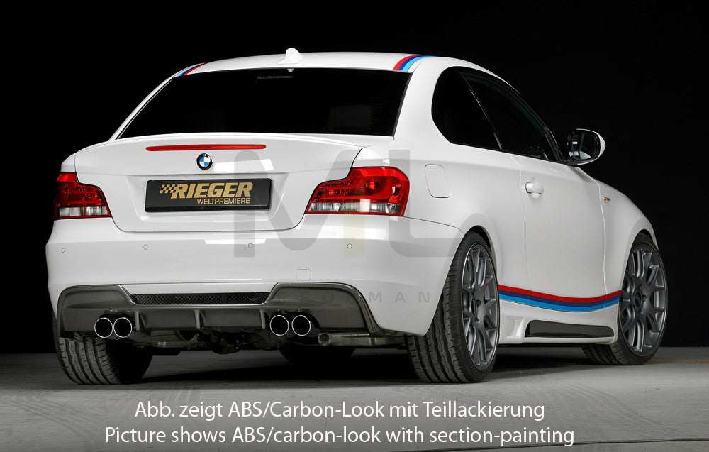 Rieger 00099132 BMW 1 Series E81 E82 E88 Side Skirt 4 | ML Performance UK Car Parts