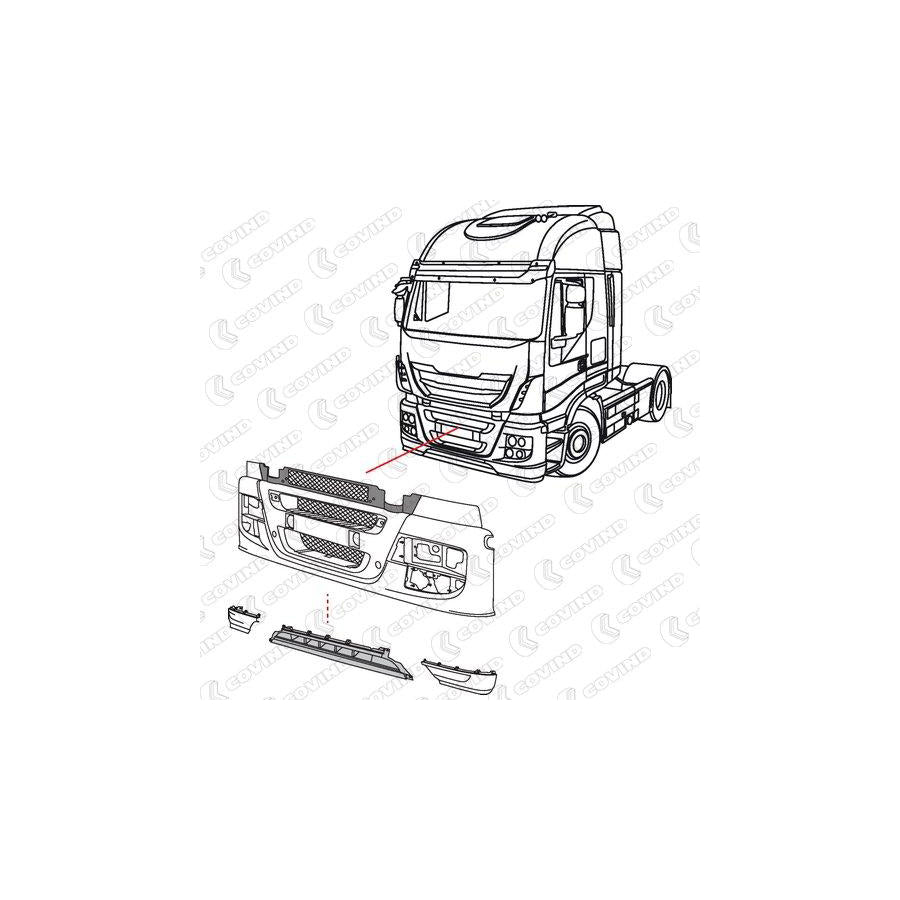 Covind 570/100 Front Splitter